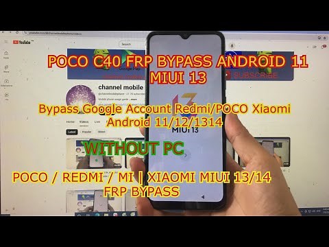 New Method 2025 | POCO C40 FRP Bypass Android 11 | All POCO /Redmi FRP Bypass | Without PC