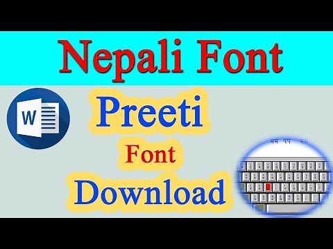 Nepali Font Download in Computer | Nepali Font kasari Download garne | Preeti Font Download |