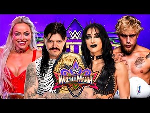 WWE 2K25 | Liv Morgan & Dirty Dominik Vs Rhea Ripley & Jake Paul - Tag Team Elimination Match