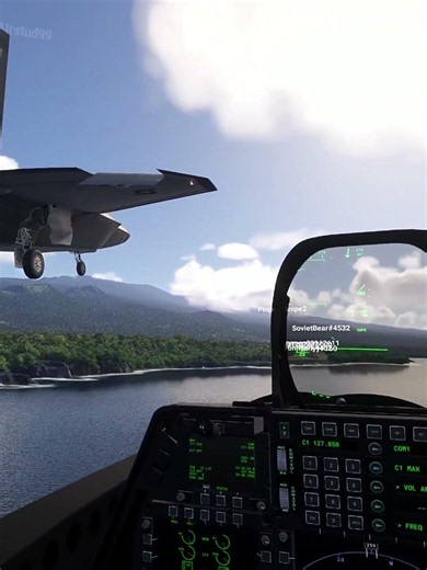 F-22 Formation Hana Airport Landing | Microsoft Flight Simulator 2024 #msfs2024 #vr #f22raptor