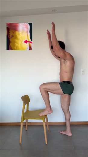 Standing Knee Raises with Forward Reach