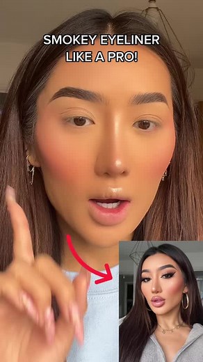 Eyeliner tutorial by xthuyle #eyeliner #eyelinertutorial #eyelinerhack #makeuptutorial #beautytips