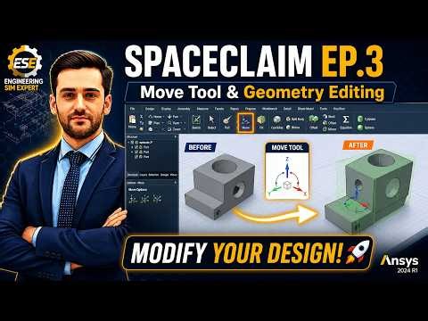 Mastering the Move Tool: The Secret to Rapid Modeling in SpaceClaim (Ep 3)
