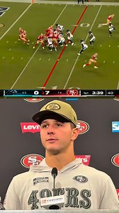 Brock Purdy explains why he’s not driving his throws. #49ers #49ersfaithful #NFL | All 49ers