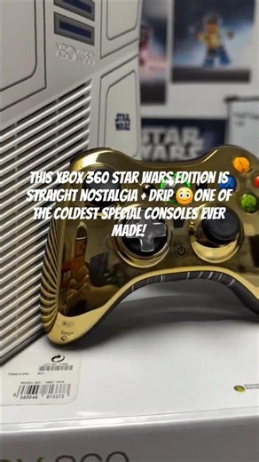 This Xbox 360 Star Wars edition is illegal levels of 🥶 #xbox360 #starwars #gaming #retrogaming
