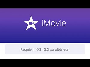 Comment installer iMovie sur iPhone iOS 12 (6/5/4)