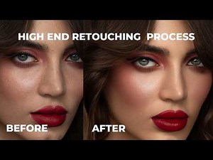 High End Skin Retouch Timelapse | Photoshop Skin Smoothing and Blemish Removal Tutorial