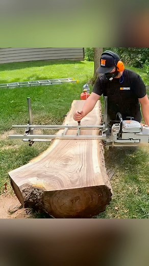 It’s wild how one small decision can change your whole life. I never planned on becoming a woodworker. I just wanted to see what would happen if I milled one log. Now every slab I cut tells a story. Woodwork became more than a hobby. It became purpose. Chainsaw milled with my Granberg International MKIV Alaskan mill and Granberg ripping chain. I protected my lungs with the RZM3 from RZ Mask. Don’t forget to use my coupon code on Granberg and RZ Mask’s website to save money. Code- foxridgeslabs #