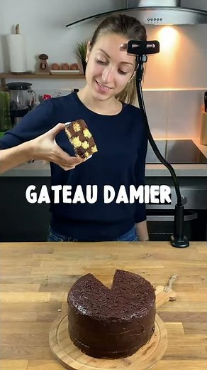 RECETTE GÂTEAU DAMIER