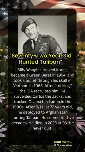 Seventy-Two Year Old Hunted Taliban