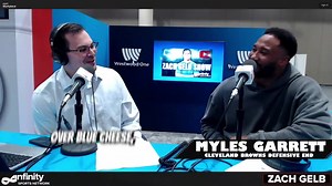 Myles Garrett hit the interview circuit this week. We found out a few things about Myles: ✅ Blue Cheese over Ranch ✅ Loves Wings ✅ Respects Dion Dawkins work ethic Could be a perfect match! #BillsMafia #GoBills | Built In Buffalo