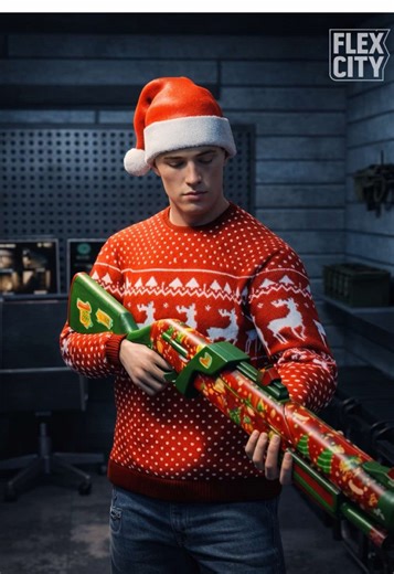 🎁Christmas Event Is Here!❄️ REDEEM CODE: OUASSHASS1 “Here's the list” - Cabrio car - G-42 gun - 350.000 Bucks - Robbers OUTFIT (3 days) - Spider car (3 days) @Flex City: 3D Open World Game . . #flexcity #flexcityindonesia #onlinegaming #openworld