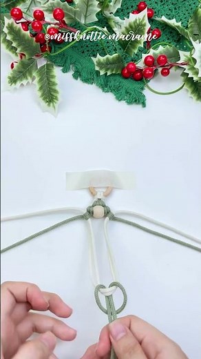 New way to make Macrame Christmas Tree #diybeginnermacrame #macramechristmas #diychristmastree