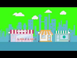 Green Screen 2D Animated Scenes - Free for Use