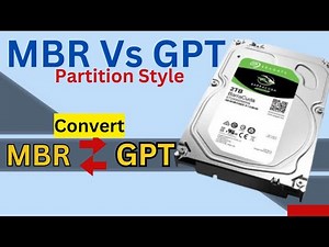 MBR vs GPT Partition Style ከMbr ወደ Gpt, ከGpt ወደ Mbr በቀላሉ መቀየር || Convert mbr to gpt & gpt to mbr