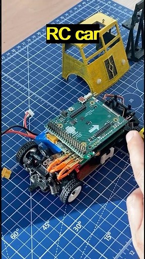 FAST tiny #Autonomous RC car using #AI #raspberry #arduino