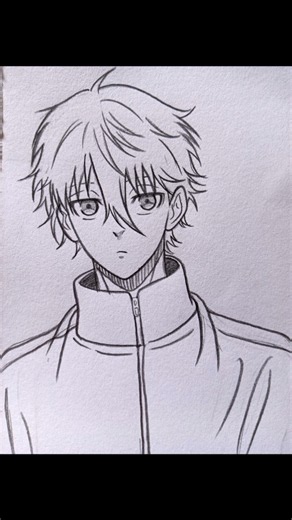 How to draw Nagi Seishiro from Blue lock#rinitoshi#bluelock#itoshisae#洋楽#歌ってみた#ado#monstruo#tutorial