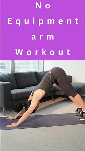 No Equipment arm Workout