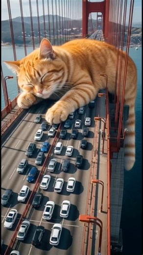 Average Red Cat Behaviour (x1000 size) 🐈😺 #shorts #cat #animals #cute #aiart