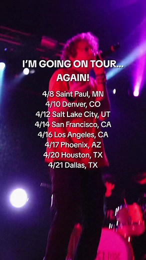 ticket presale starts tomorrow 10am local time 😍😍😍 #foryou #tour #livemusic #poprock