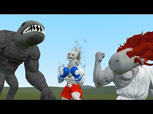 [게리모드] 근육그뉵 트레버 헨더슨! 브릿지 웜 베헤모스 카툰캣 & 독 + 토마스!!
