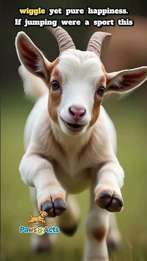 Bouncy Baby Goat Is Pure Joy! 🐐💥 | Cutest Jumps Ever!