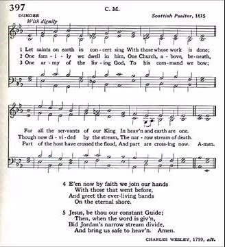 Let Saints on Earth in Concert Sing (Dundee)