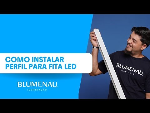 Como INSTALAR um PERFIL FITA LED na PRÁTICA - Vídeo 2/3