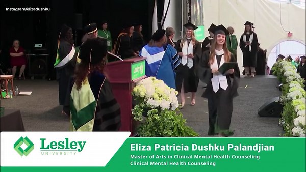 Eliza Dushku celebrates graduating with Master's in Counseling