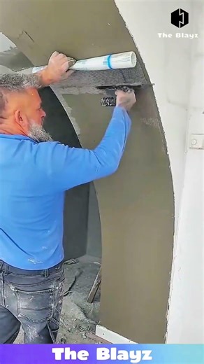Wall Plastering with Plastic Net | Strong Finish Construction Method