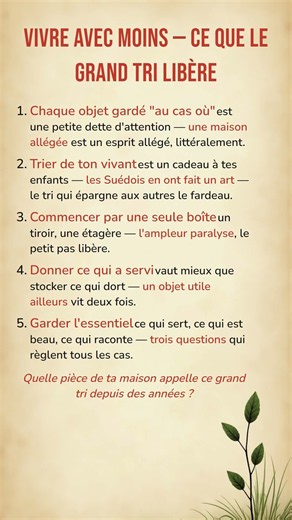 🌀 Vivre avec moins après 60 ans — ce que le grand tri libère vraiment #psychologie