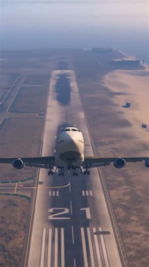 Passenger Plane Landing Gear Opens Mid Air! 😱 GTA V #shorts