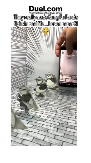 CLASSY PARTS on Instagram: "The Instagram reel a 41-second stop-motion animation using paper cutouts of Po and other Kung Fu Panda characters, recreating a high-energy fight scene on a tiled floor, filmed via smartphone for a raw, DIY effect. Quoting a user's boredom lament, the video's humorous caption has driven massive engagement—over 77,000 likes and 9 million views—tapping into nostalgia for the franchise while celebrating accessible creativity over digital effects. Echoing Kung Fu Panda 4'