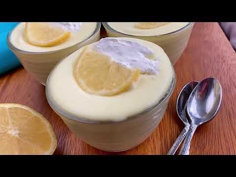 How To Make CREAMY Lemon Mousse!