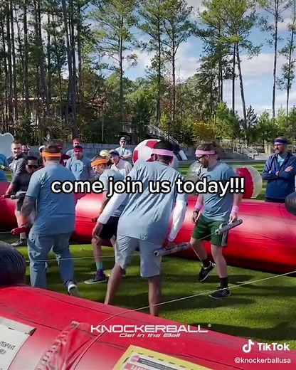 We’re in the business of FUN 🤣. Wanna be in that business too? #teambuilding #knockerball #fun #fyp #sports #knockerballusa
