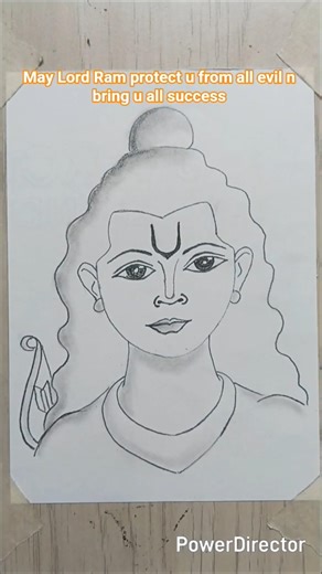 Shri Ram Pencil Sketch for Beginners | Easy Drawing Tutorial #ShreeRam #shortsfeed