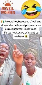Aujourd’hui beaucoup d’Ivoiriens aiment dire qu’ils sont propres mais les rues prouvent le contraire