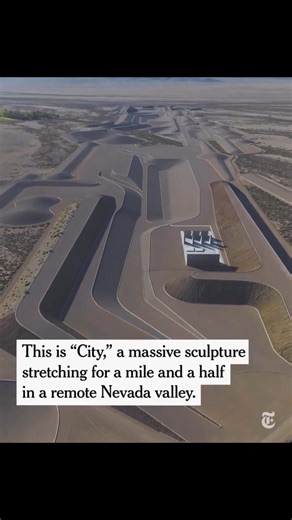 ArtConnect on Instagram: "It was a mystery in the desert for 50 Years. Now, in a remote Nevada valley, the artist Michael Heizer’s astonishing megasculpture, “City”. A mile and a half long and nearly half a mile wide, “City,” sits smack in the middle of a remote stretch of the high desert, where what passes for a neighbor is Area 51. The nearest blacktop is an hour’s drive away, on a dusty, bumpy, former livestock trail, across a couple of mountain ranges. Half a century and $40 million after He