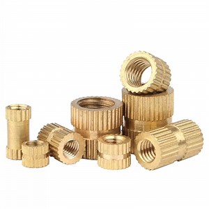 [Hot Item] Direct Factory Brass Knurled Thread Inserts Nuts Injection Molding Knurled Brass Thread Insert Nut