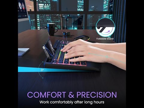 Wireless Keyboard and Mouse Combo Review – Simple, Sleek & Cord-Free!