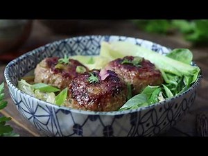 Paleo Chinese Lion's Head Meatballs Recipe | 狮子头 healthy Chinese recipes