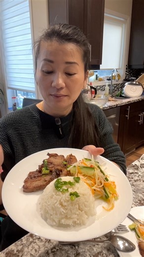 Delicious Pork Chopped On Rice 🍚 #reelsfシ | Ly Cooks