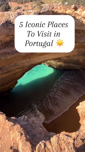 Portugal Beach Life • Travel Advisor | 5 iconic places you need to visit in Portugal! 🤩☀️ . . . . #portugal #portugaltravel #portugaltourism #visitportugal #lisbon #algarve... | Instagram