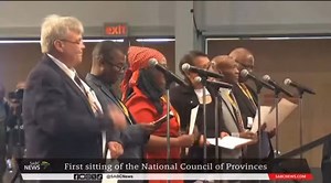 7.1K views · 240 reactions | ♦️Happening Now♦️ The EFF Members of the National Council of Provinces, Commissar Laetitia Arries and Commissar Mathapelo Siwisa being sworn in at the 7th Parliament Session. The EFF is determined to continue serving South Africans. #EFFInParliament | Economic Freedom Fighters | Facebook