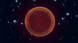 Little Spheres Connect Network Little Strings: стоковое видео (без лицензионных платежей), 1022262268 | Shutterstock