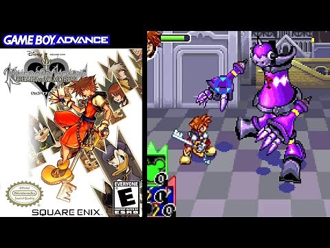 Kingdom Hearts: Chain of Memories ... (GBA) Gameplay