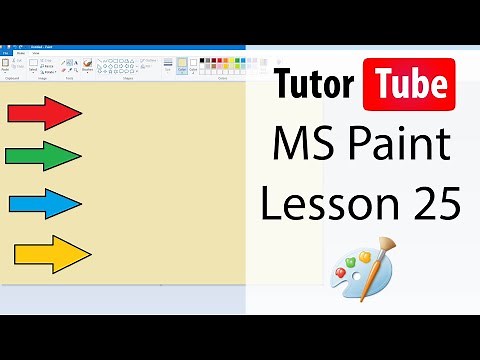 MS Paint Tutorial - Lesson 25 - Rulers
