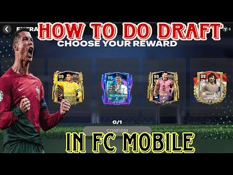 Draft in FC MOBILE 🤯Do It Now🥵FULL TUTORIAL |FC MOBILE|