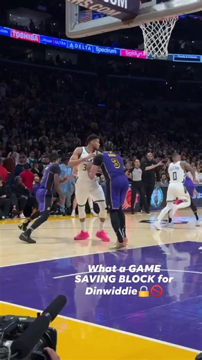 140K views · 961 reactions | WHAT A GAME SAVING BLOCK  | Lakers Nation Philippines | Facebook