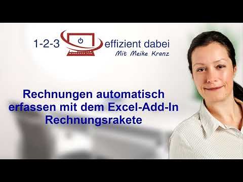 Rechnungen automatisch erfassen mit dem Excel-Add-In Rechnungsrakete